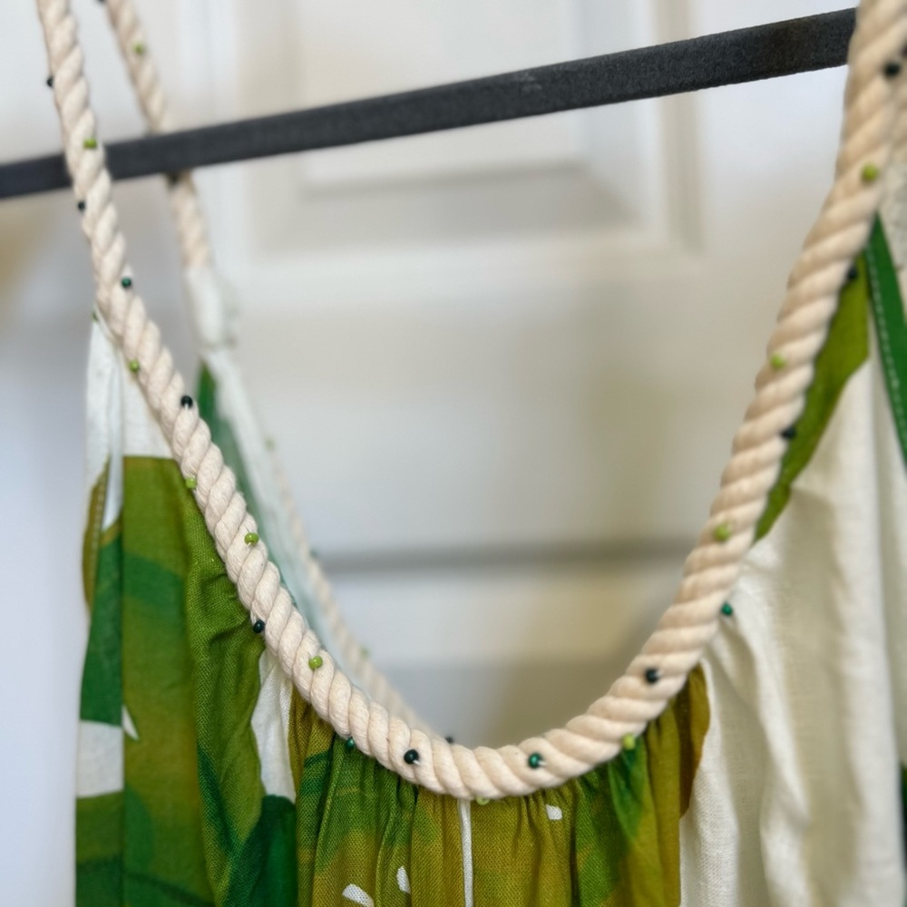 FARM Rio Green Leaf Print Maxi Dress - Picture 3 of 5